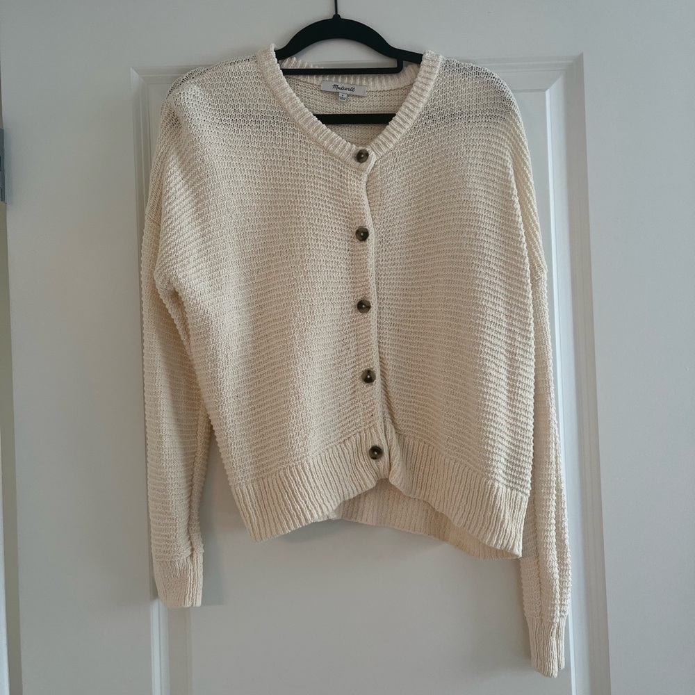 White Madewell Cardigan